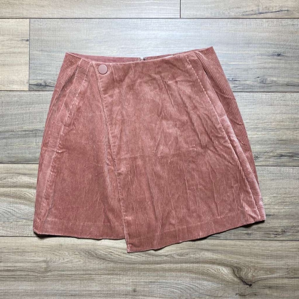 Club Monaco Women's Corduroy A-Line Mini Skirt Size 6 Pink
